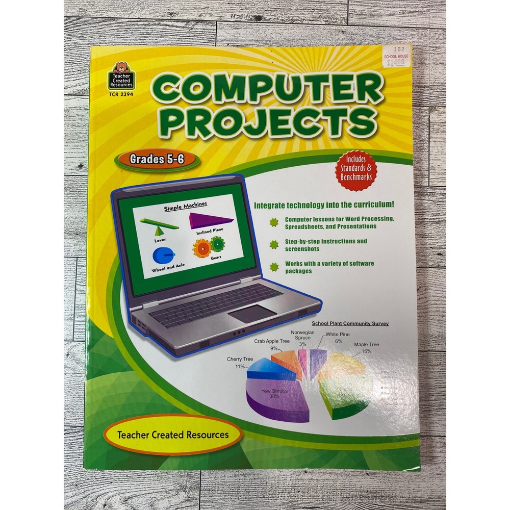 Computer Projects‎ Activity Book Grades 5-6 (Age 10-12) Steve Butz 2014 TCR 2394